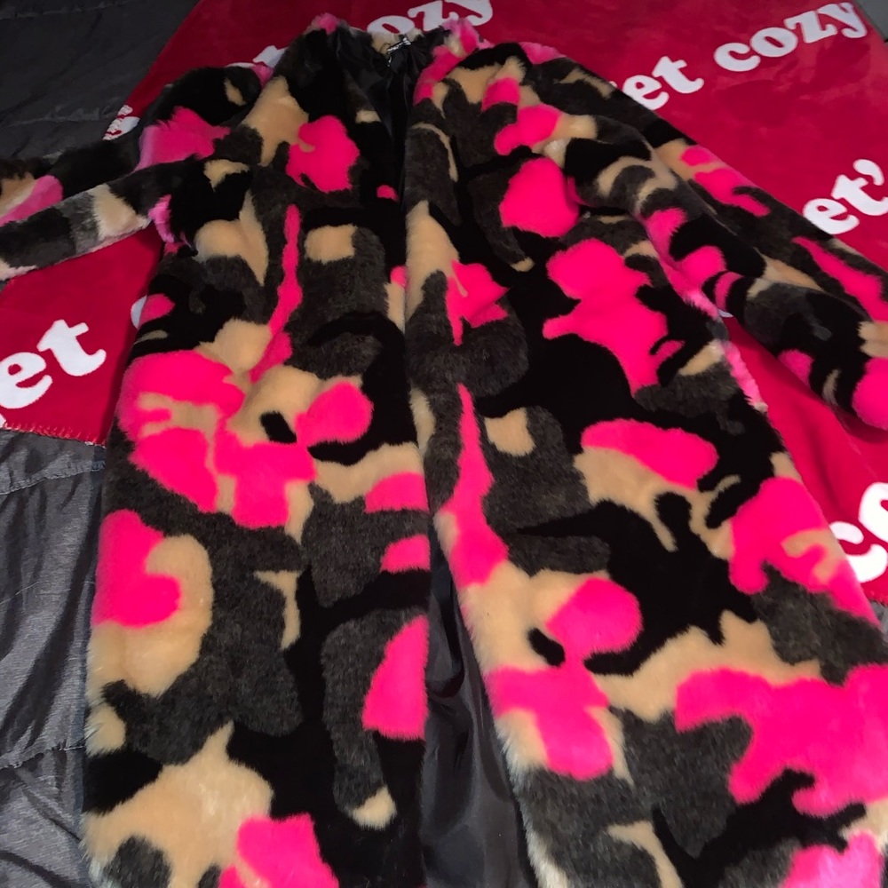 Fashion nova camouflage print faux